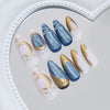 12 Sizes-24 Pcs Press On Nails W2117