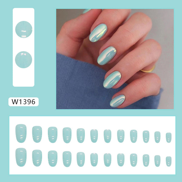 12 Sizes-24 Pcs Press On Nails W1396