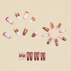 12 Sizes-24 Pcs Press On Nails Y1295