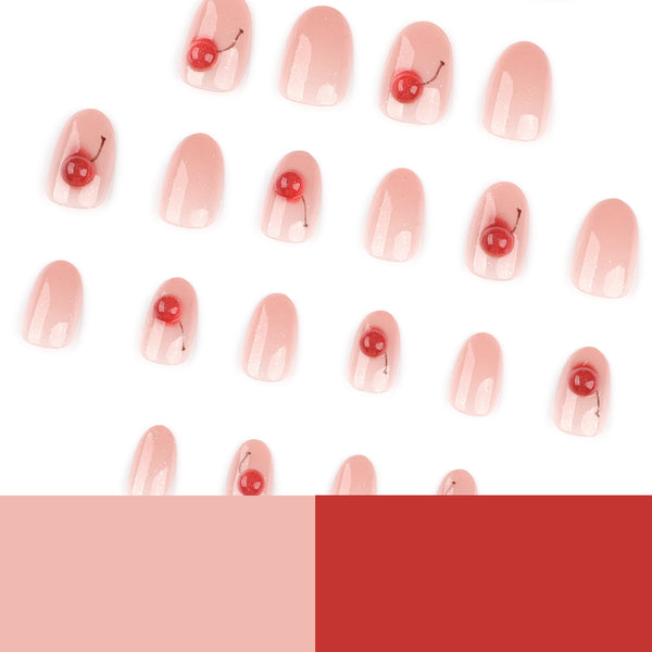 12 Sizes-24 Pcs Press On Nails JP4126