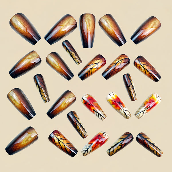 12 Sizes-24 Pcs Press On Nails Y1784