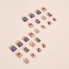 12 Sizes-24 Pcs Press On Nails R766