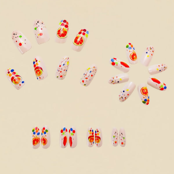12 Sizes-24 Pcs Press On Nails Y557