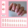 12 Sizes-24 Pcs Press On Nails W323