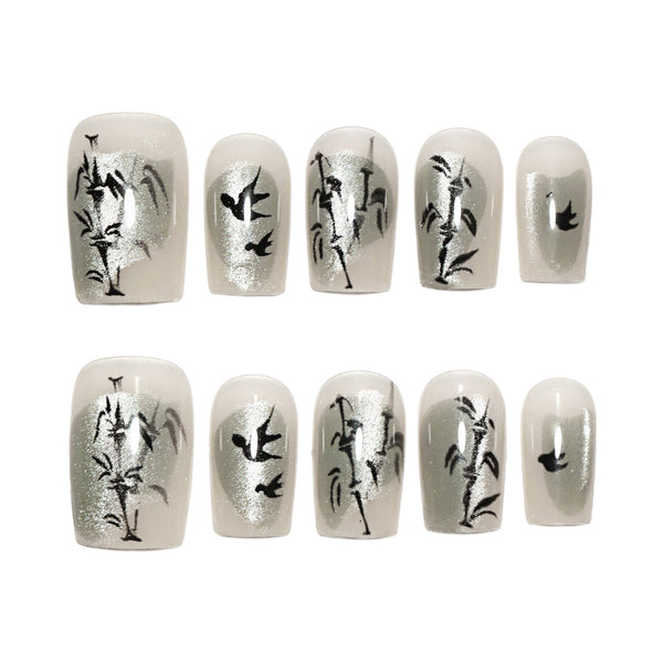 12 Sizes-24 Pcs Press On Nails SP170