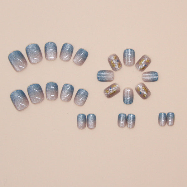 12 Sizes-24 Pcs Press On Nails W1694