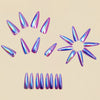 12 Sizes-24 Pcs Press On Nails Y1509