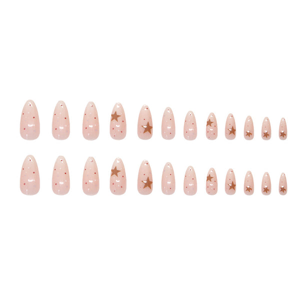 12 Sizes-24 Pcs Press On Nails R894