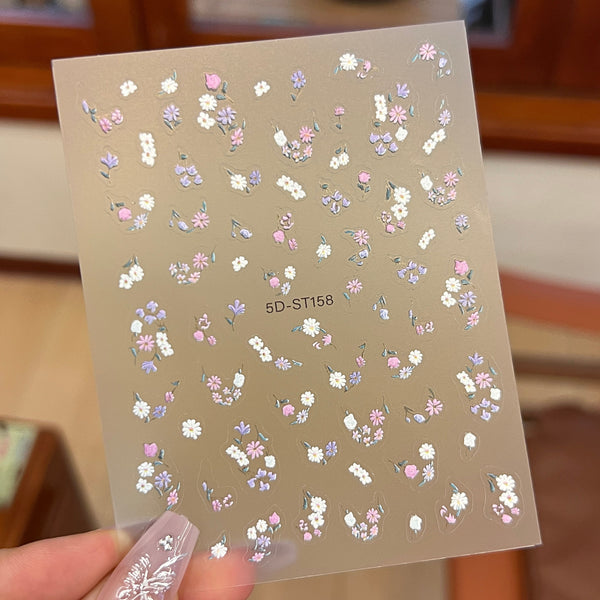 5D Nail Art Sticker 5DST158