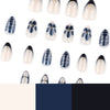 12 Sizes-24 Pcs Press On Nails JP4046