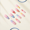 12 Sizes-24 Pcs Press On Nails JP1107