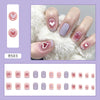 12 Sizes-24 Pcs Press On Nails R503