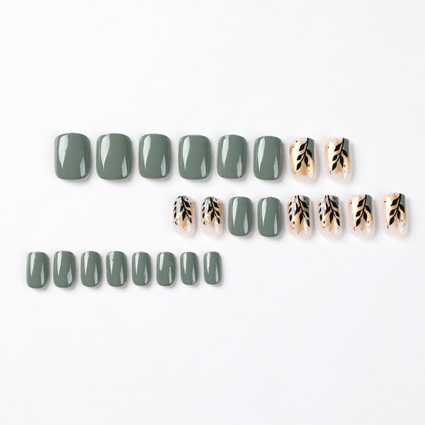 12 Sizes-24 Pcs Press On Nails JP1681