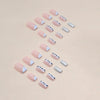 12 Sizes-24 Pcs Press On Nails W719