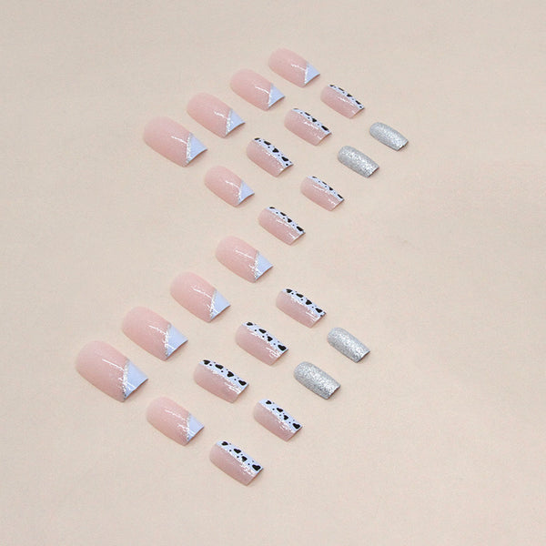 12 Sizes-24 Pcs Press On Nails W719