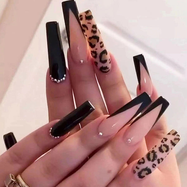 12 Sizes-24 Pcs Press On Nails W123