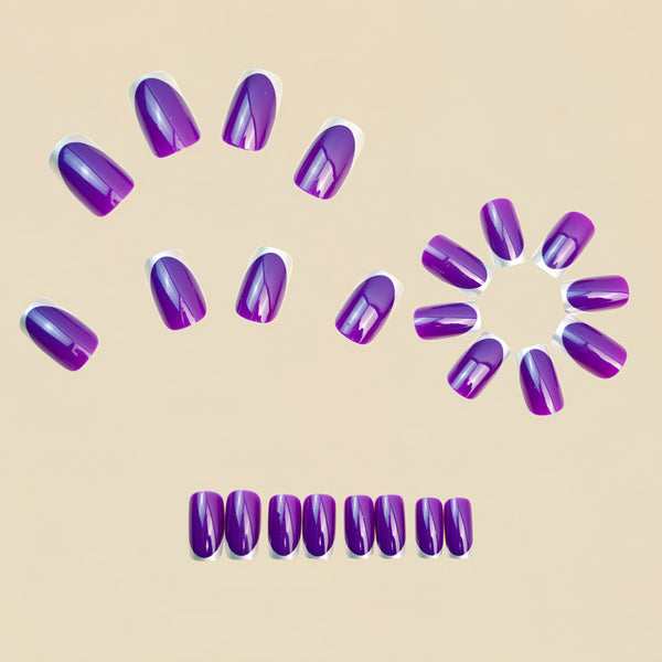 12 Sizes-24 Pcs Press On Nails Y1449-2-Z