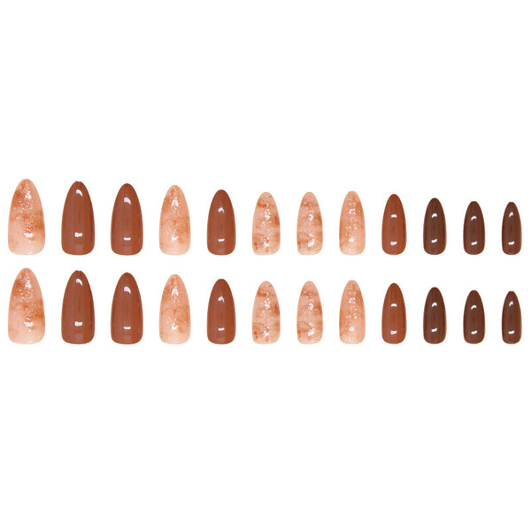 12 Sizes-24 Pcs Press On Nails W1777