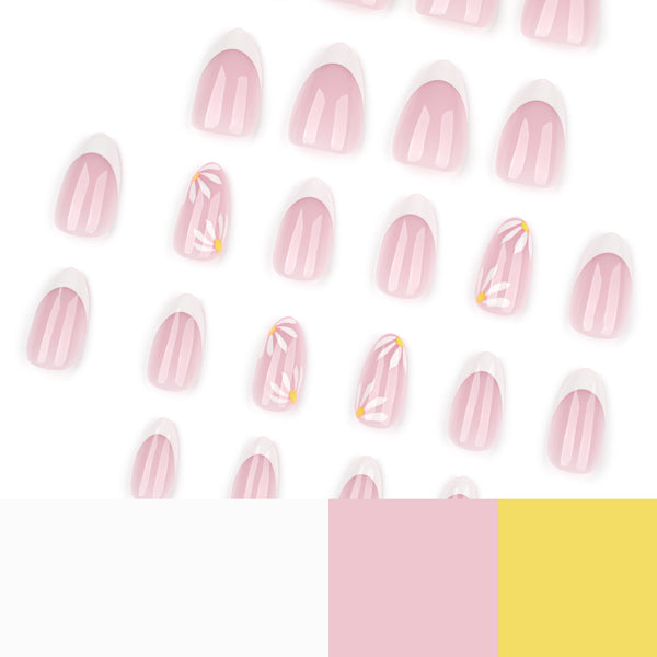 12 Sizes-24 Pcs Press On Nails JP3912