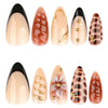 12 Sizes-24 Pcs Press On Nails JP4087
