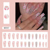 12 Sizes-24 Pcs Press On Nails W097
