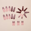 12 Sizes-24 Pcs Press On Nails W1492