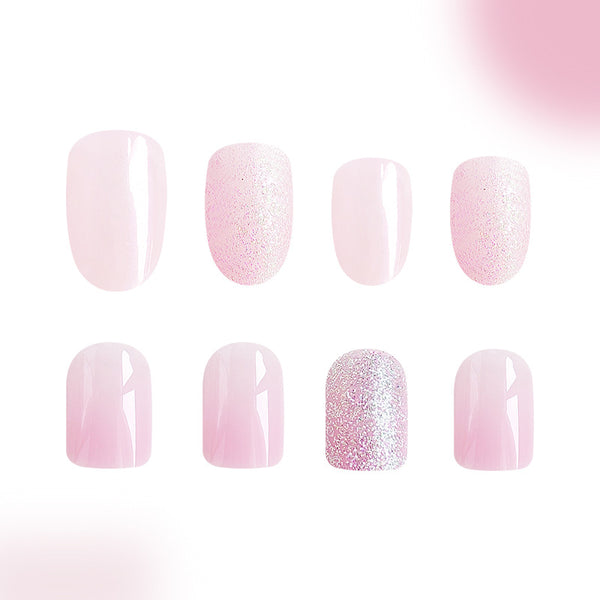 48 Pcs Press On Nails GlossyGlitter-2-48pcs
