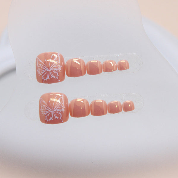 12 Sizes-24 Pcs Press On Nails F142