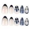 12 Sizes-24 Pcs Press On Nails JP4046