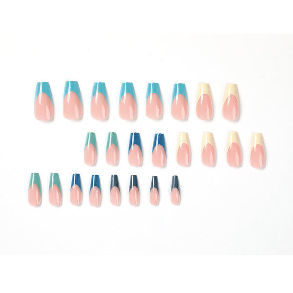 12 Sizes-24 Pcs Press On Nails JP1946
