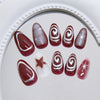12 Sizes-24 Pcs Press On Nails W2000