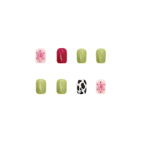 12 Sizes-24 Pcs Press On Nails R450