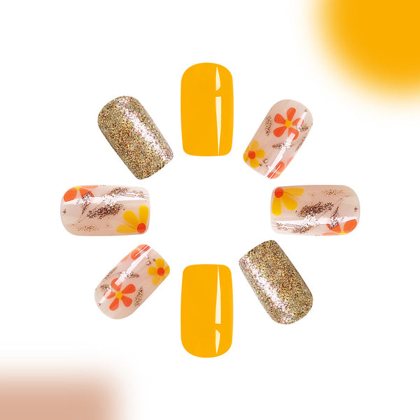 12 Sizes-24 Pcs Press On Nails C608