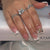 12 Sizes-24 Pcs Press On Nails JP4298