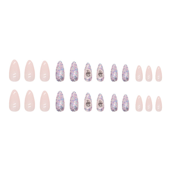 12 Sizes-24 Pcs Press On Nails W894