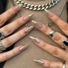 12 Sizes-24 Pcs Press On Nails JP3424