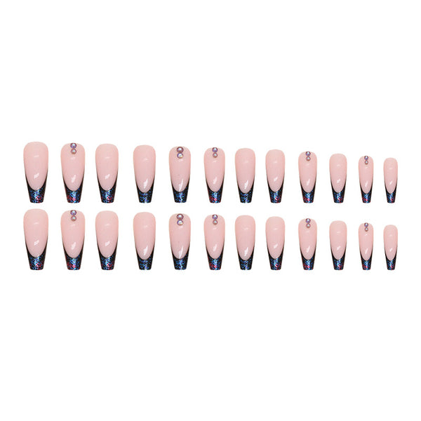 12 Sizes-24 Pcs Press On Nails Z695