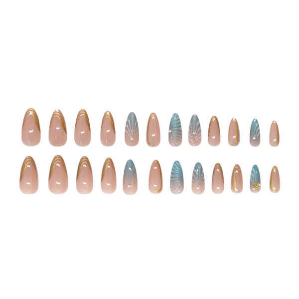 12 Sizes-24 Pcs Press On Nails Z987
