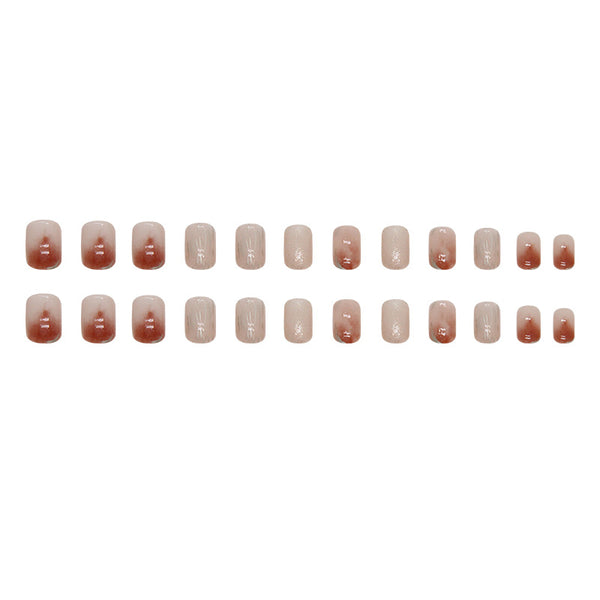 12 Sizes-24 Pcs Press On Nails R828
