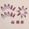 12 Sizes-24 Pcs Press On Nails Z770