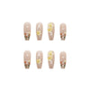 12 Sizes-24 Pcs Press On Nails Z389