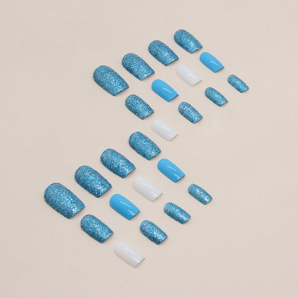 12 Sizes-24 Pcs Press On Nails W549
