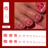 12 Sizes-24 Pcs Press On Nails F182