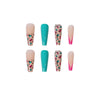 12 Sizes-24 Pcs Press On Nails JP1406