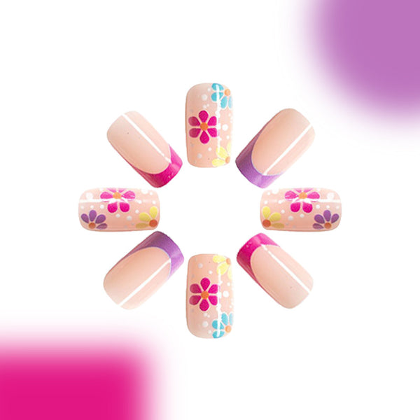 12 Sizes-24 Pcs Press On Nails C292