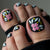 12 Sizes-24 Pcs Press On Nails Y1964