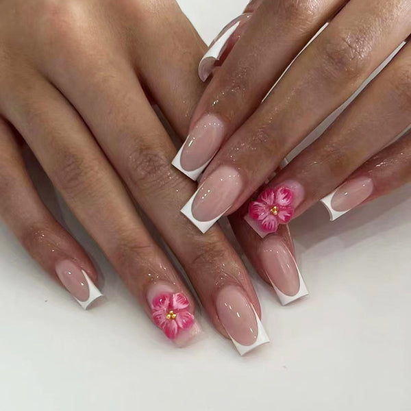 12 Sizes-24 Pcs Press On Nails Z916