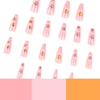 12 Sizes-24 Pcs Press On Nails JP1061