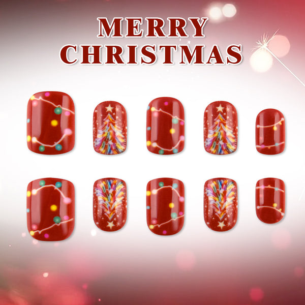 12 Sizes-24 Pcs Press On Nails YS920