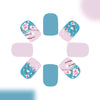 12 Sizes-24 Pcs Press On Nails C930